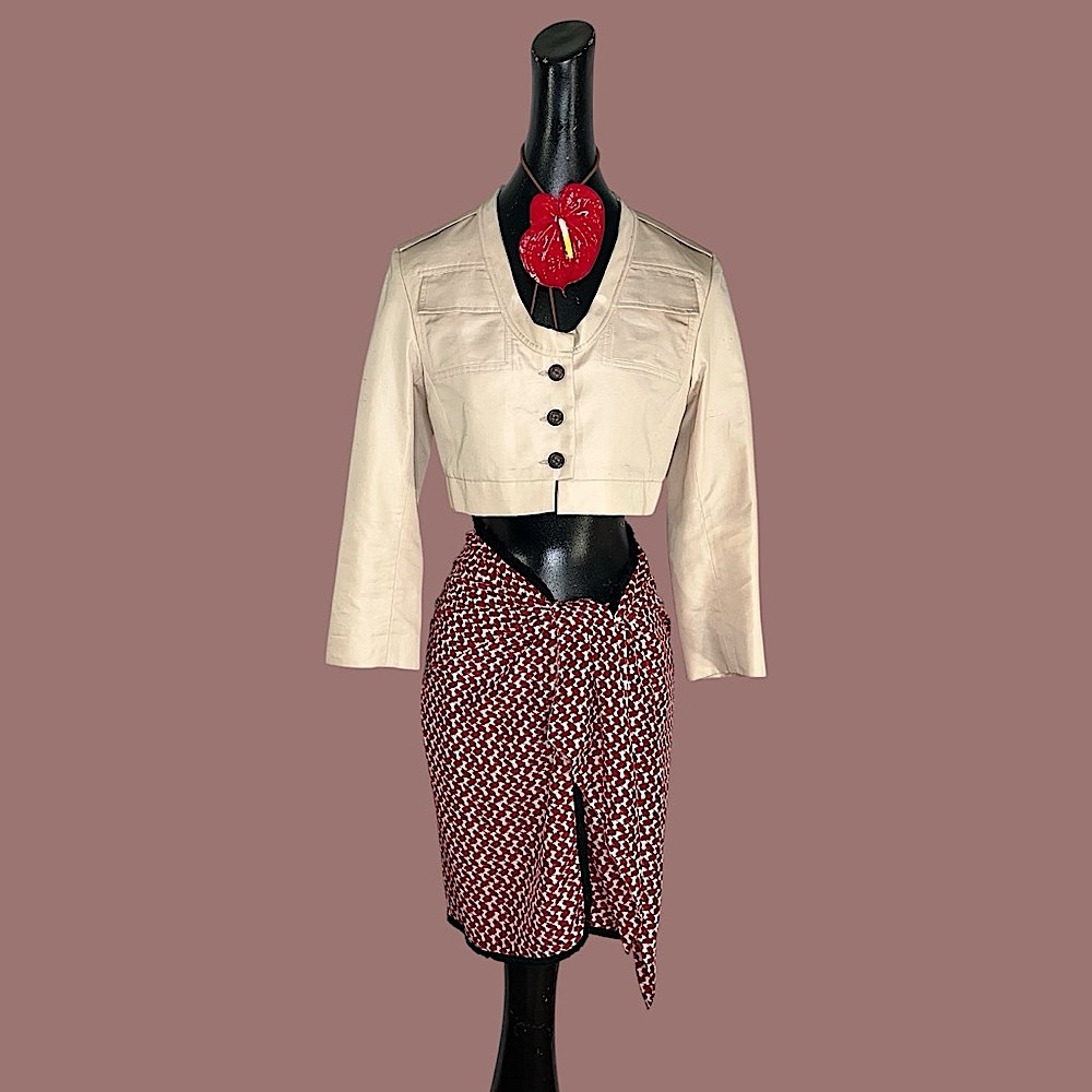 DODO BAR OR silk wrap skirt